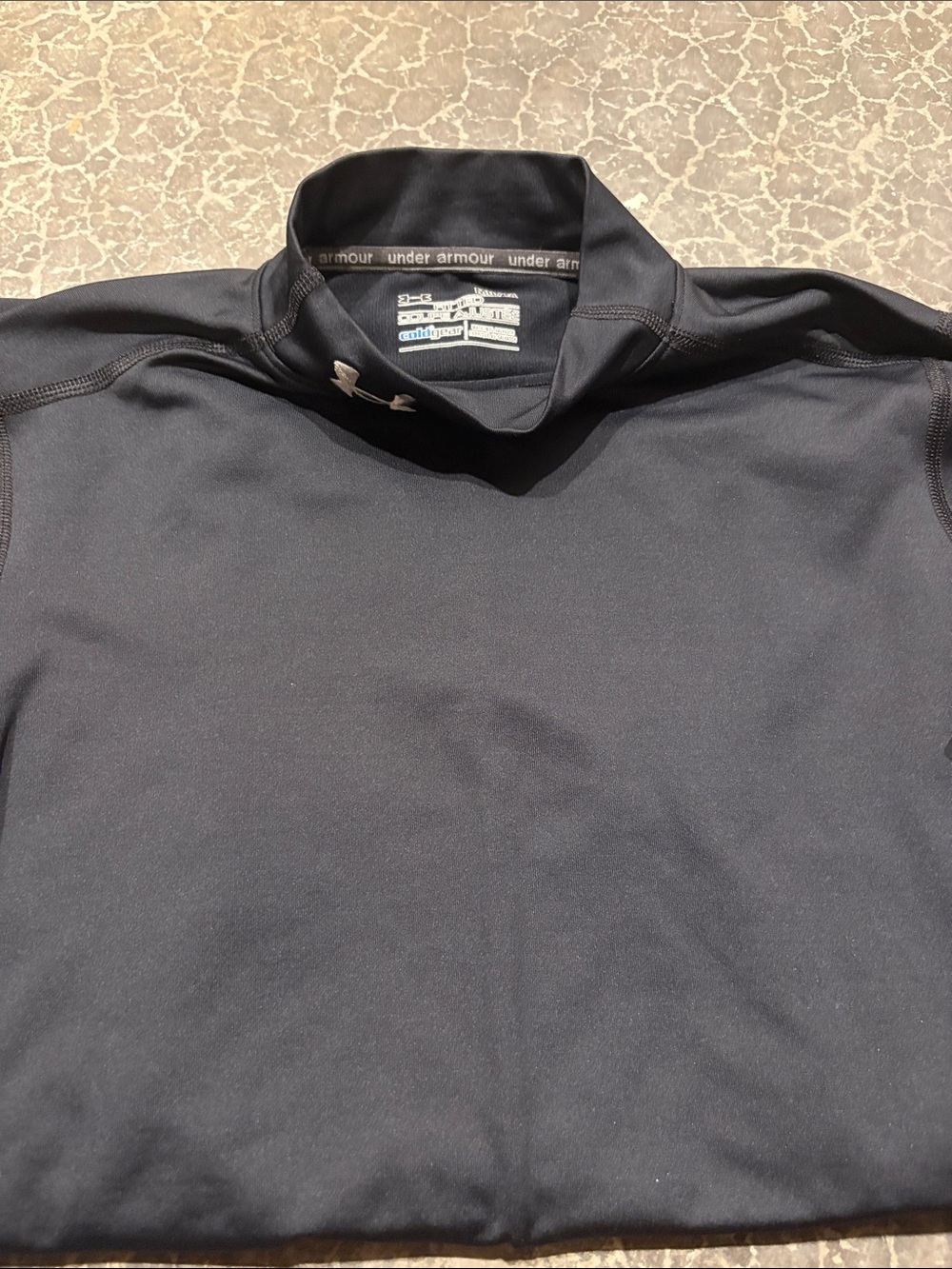 Under Armour Black Mock Neck Performance Pullover